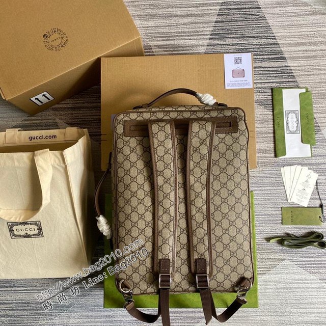 Gucci新款包包 古馳Supreme帆布公事包 Gucci男士手提公事包 658543  ydg3178